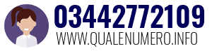 Numero di telefono 03442772109 03442772109