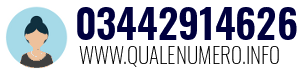 Numero di telefono 03442914626 03442914626