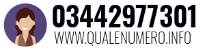 Numero di telefono 03442977301 03442977301
