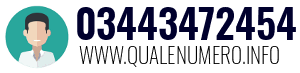 Numero di telefono 03443472454 03443472454