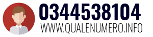Numero di telefono 0344538104 0344538104