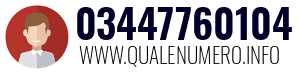 Numero di telefono 03447760104 03447760104