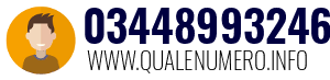 Numero di telefono 03448993246 03448993246