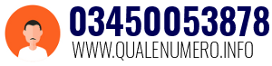 Numero di telefono 03450053878 03450053878