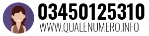 Numero di telefono 03450125310 03450125310