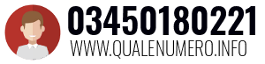 Numero di telefono 03450180221 03450180221
