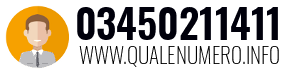 Numero di telefono 03450211411 03450211411