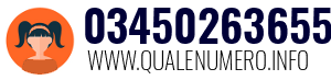 Numero di telefono 03450263655 03450263655