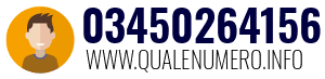 Numero di telefono 03450264156 03450264156