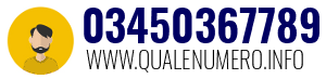 Numero di telefono 03450367789 03450367789