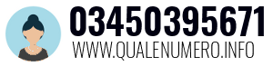Numero di telefono 03450395671 03450395671