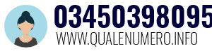 Numero di telefono 03450398095 03450398095