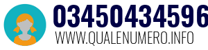 Numero di telefono 03450434596 03450434596