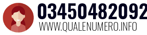 Numero di telefono 03450482092 03450482092
