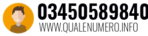Numero di telefono 03450589840 03450589840