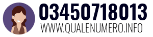 Numero di telefono 03450718013 03450718013