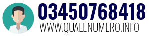 Numero di telefono 03450768418 03450768418
