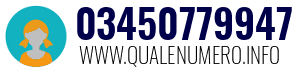 Numero di telefono 03450779947 03450779947