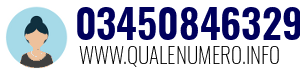 Numero di telefono 03450846329 03450846329