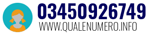 Numero di telefono 03450926749 03450926749
