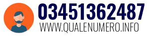 Numero di telefono 03451362487 03451362487