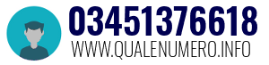 Numero di telefono 03451376618 03451376618
