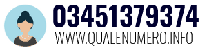 Numero di telefono 03451379374 03451379374