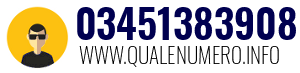 Numero di telefono 03451383908 03451383908