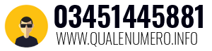 Numero di telefono 03451445881 03451445881