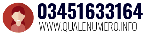 Numero di telefono 03451633164 03451633164