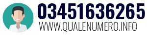 Numero di telefono 03451636265 03451636265
