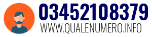 Numero di telefono 03452108379 03452108379