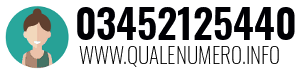 Numero di telefono 03452125440 03452125440