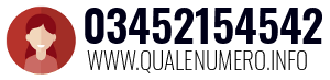 Numero di telefono 03452154542 03452154542
