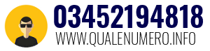 Numero di telefono 03452194818 03452194818