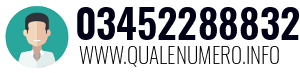 Numero di telefono 03452288832 03452288832
