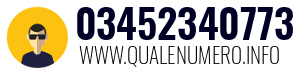 Numero di telefono 03452340773 03452340773