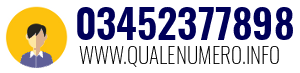 Numero di telefono 03452377898 03452377898