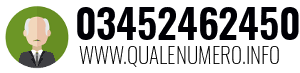 Numero di telefono 03452462450 03452462450