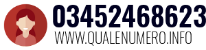 Numero di telefono 03452468623 03452468623