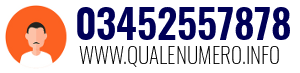 Numero di telefono 03452557878 03452557878