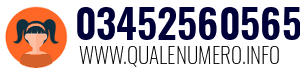 Numero di telefono 03452560565 03452560565