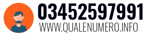 Numero di telefono 03452597991 03452597991