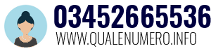 Numero di telefono 03452665536 03452665536