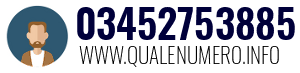 Numero di telefono 03452753885 03452753885
