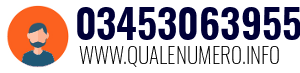 Numero di telefono 03453063955 03453063955