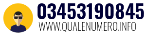 Numero di telefono 03453190845 03453190845