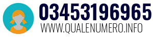 Numero di telefono 03453196965 03453196965