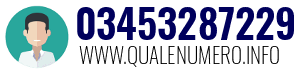 Numero di telefono 03453287229 03453287229