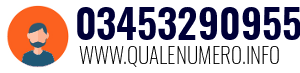 Numero di telefono 03453290955 03453290955